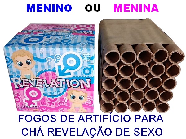 ch revela o de sexo menino ou menina Fogos de artificio e